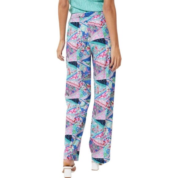 NWT ESQUALO Summer Blues Trousers - Picture 4 of 8